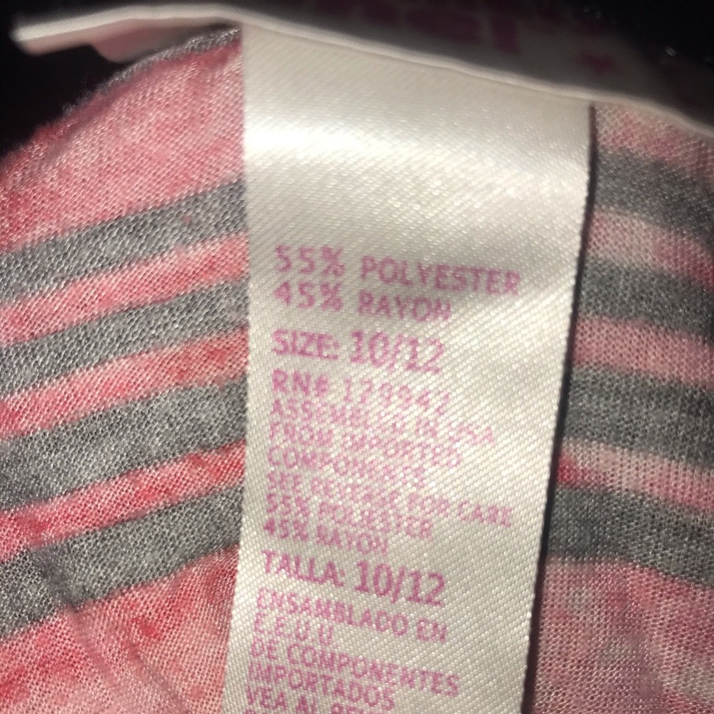 3/4 rainbow tee